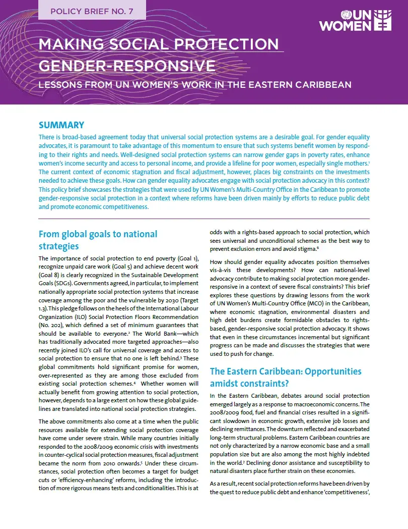 Making-Social-Protection-Gender-Responsive-en.gif Making social protection gender-responsive: Lessons from UN Women's work in the Eastern Caribbean