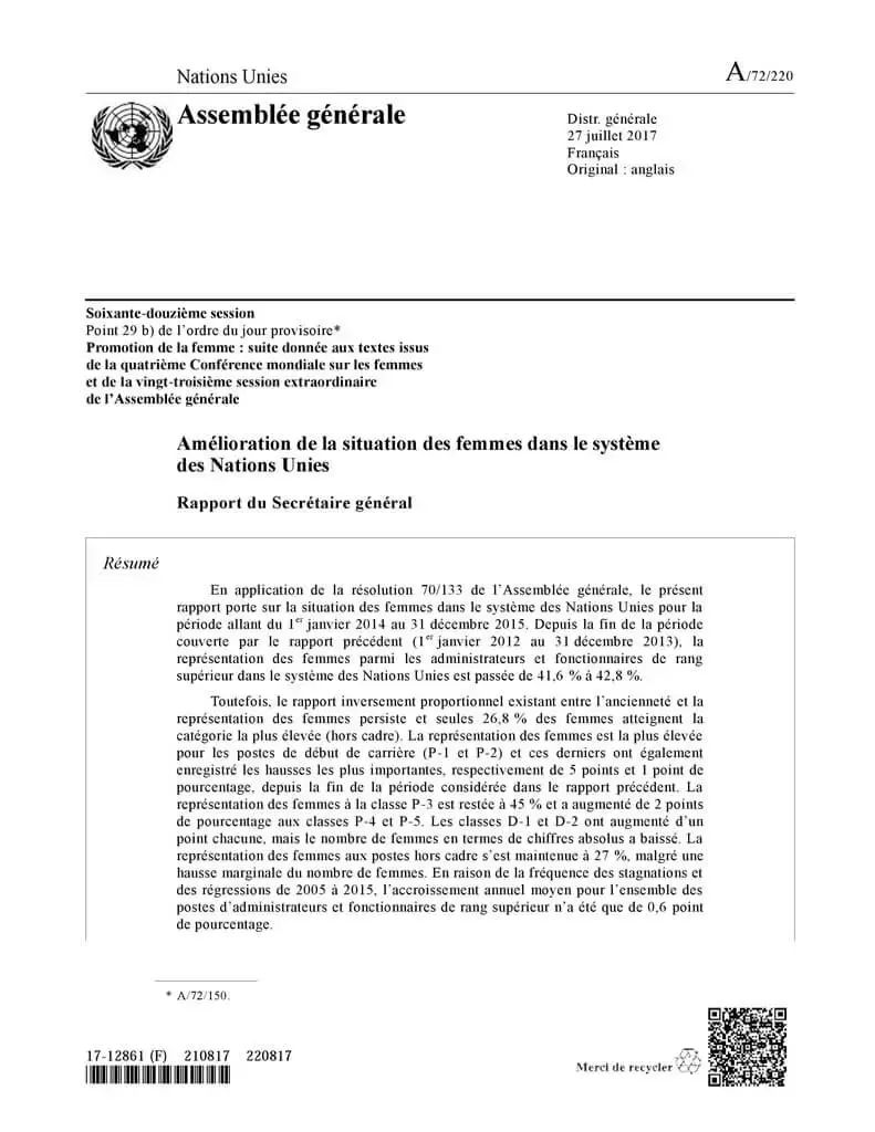 improvement-in-the-status-of-women-in-the-un-system-2017-fr.jpg Amélioration de la situation des femmes dans le système des Nations Unies : Rapport du Secrétaire général (2017)