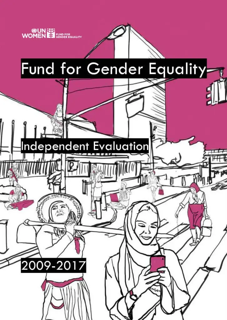 FGE-evaluation-2009-2017-cover-en.jpg Independent global programme evaluation of the Fund for Gender Equality, 2009–2017