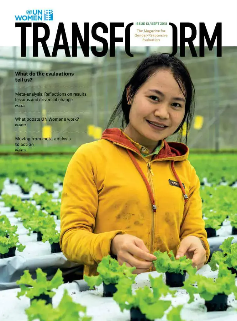 TRANSFORM – The magazine for gender-responsive evaluation – Issue 13, September 2018