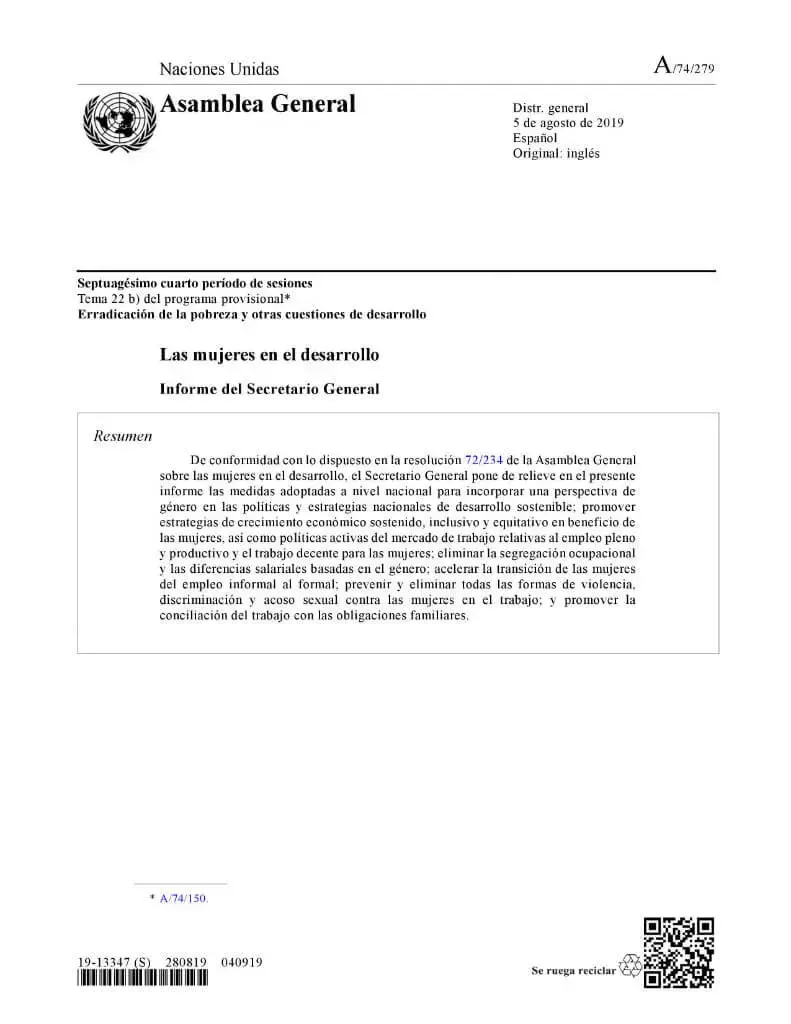 A-74-279-SG-report-Women-in-development-es.jpg Las mujeres en el desarrollo: Informe del Secretario General (2019)