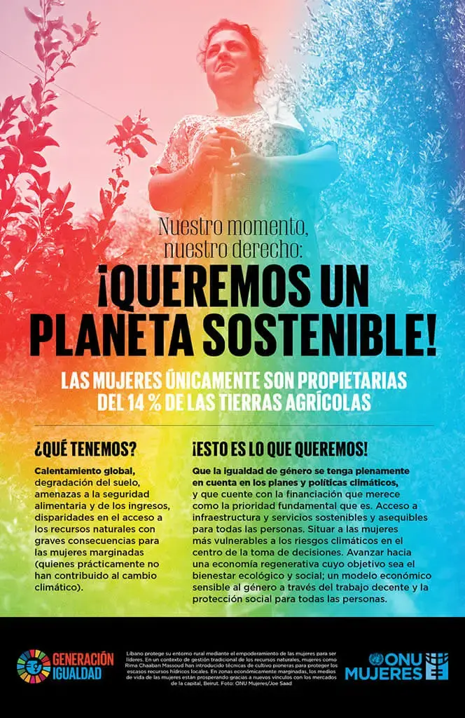 Our-time-our-rights-poster-06-664x1024-es.jpg Nuestro momento, nuestro derecho – Afiche 6: ¡Queremos un planeta sostenible!