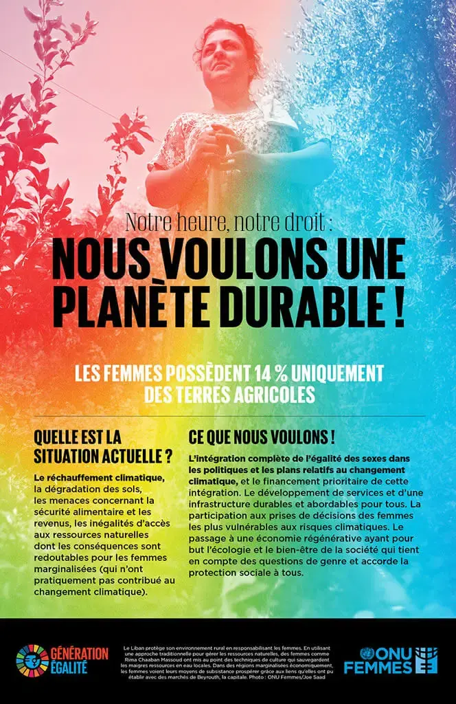 Our-time-our-rights-poster-06-664x1024-fr.jpg Notre heure, notre droit – Affiche 6 : Nous voulons une planète durable !
