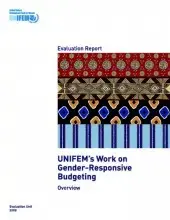 thumbcoverunifemworkongrboverviewweben1.jpg Evaluation Report: UNIFEM’s Work on Gender-Responsive Budgeting